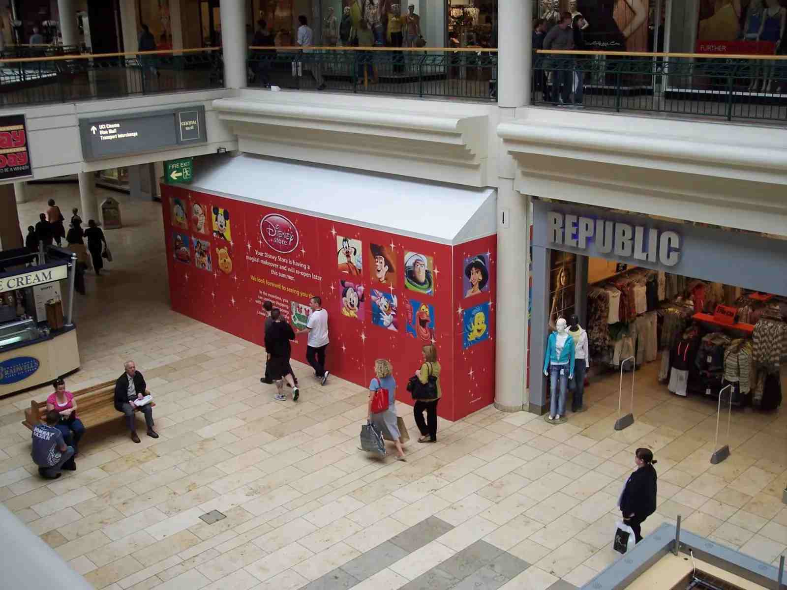 Inside of the Metrocentre from above